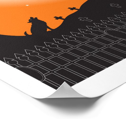 Halloween Scene Poster (Hoek)