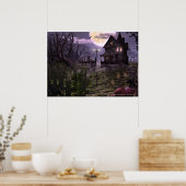 Halloween Scene Poster van 28 x 20 inch (Keuken)