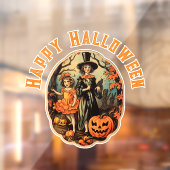 Halloween Scene Raamsticker (Vel 2)