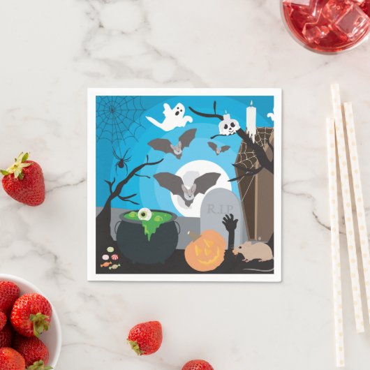 Halloween Scene Servet (Insitu)