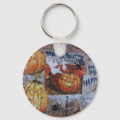 Halloween Scene Sleutelhanger (Voorkant)