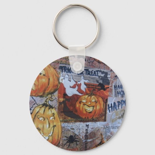 Halloween Scene Sleutelhanger (Voorkant)