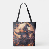 Halloween scène tote bag (Achterkant)
