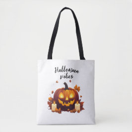 Halloween scène tote bag