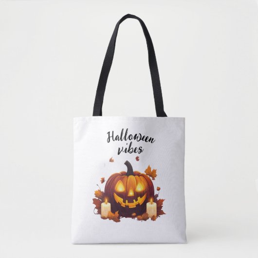 Halloween scène tote bag (Voorkant)