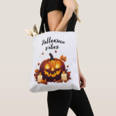 Halloween scène tote bag (Dichtbij)