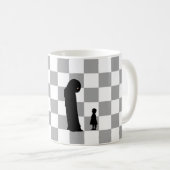 Halloween Schaakkoning en Pion Koffiemok (Voorkant rechts)