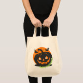 Halloween schaduwen bewegen, ben je er klaar voor? tote bag (Voorkant (product))