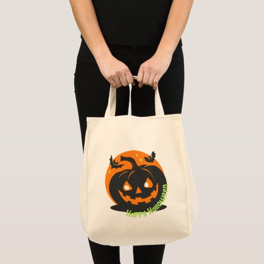 Halloween schaduwen bewegen, ben je er klaar voor? tote bag (Voorkant (product))