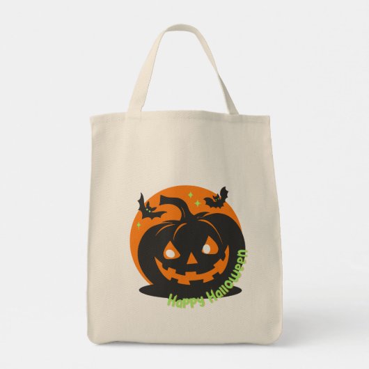Halloween schaduwen bewegen, ben je er klaar voor? tote bag (Achterkant)