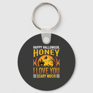 Halloween Schat Ik Hou Supergemeen Veel Van Jou Sleutelhanger