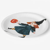 Halloween schattig baby shower heks verjaardag mei papieren bordje (Gekanteld)