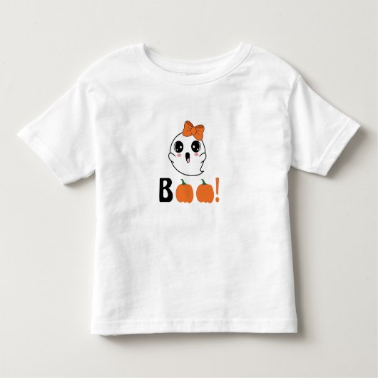 halloween schattig en vliegend spookachtig meisje kinder shirts (Voorkant)
