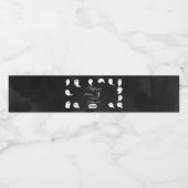 Halloween schattig eng geesten meisje verjaardagsf waterfles etiket (Enkel label)