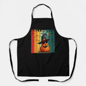 Halloween schattig grappige pompoen vintage herfst schort (Voorkant)
