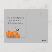Halloween Schattig Heksje Briefkaart (Achterkant)