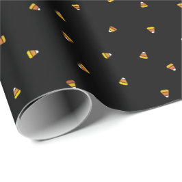 Halloween schattig leuk sinaasappel zwart snoep ma cadeaupapier