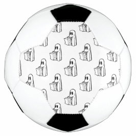 Halloween, Schattig Witte Geest, Trick Or Treat, B Voetbal