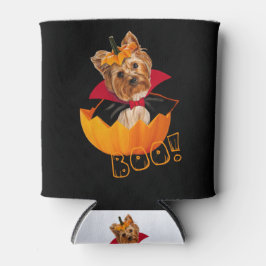 Halloween schattig Yorkshire terrier hond pompoen Blikjeskoeler