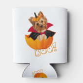 Halloween schattig Yorkshire terrier hond pompoen Blikjeskoeler (Achterkant)