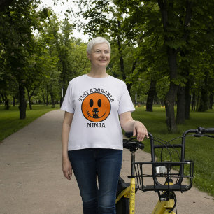 Halloween Schattige Black Cat Funny Quote Geperson T-shirt