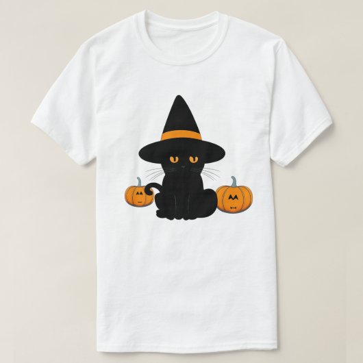 Halloween Schattige Cartoon Vrienden, Zwart Baby C T-shirt (Design voorkant)