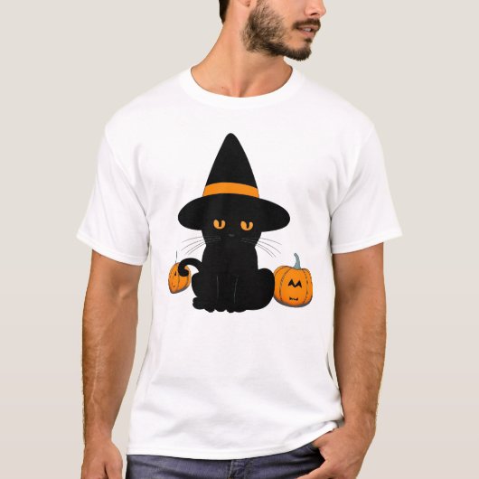 Halloween Schattige Cartoon Vrienden, Zwart Baby C T-shirt (Voorkant)