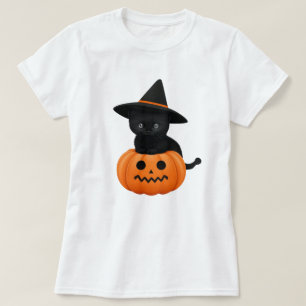 Halloween Schattige Cartoon Vrienden, Zwart Baby C T-shirt