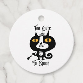 Halloween Schattige Cat Black Te Schattige om te s Bedankjes Labels