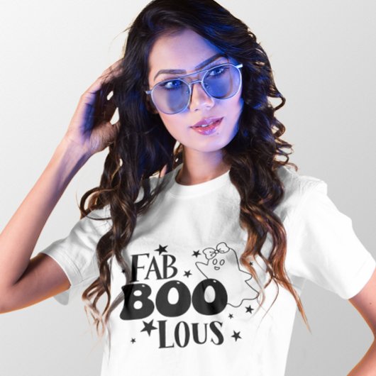 HALLOWEEN SCHATTIGE FA-BOOLOUS GEEST T-SHIRT
