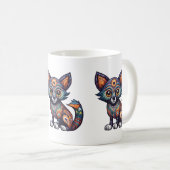 Halloween Schattige Fox Koffiemok (Voorkant rechts)