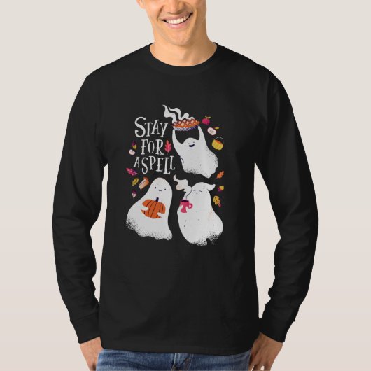 Halloween Schattige Geesten T-shirt (Voorkant)