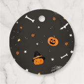 Halloween Schattige Ghost 1st Birthday Spooktacula Bedankjes Labels (Achterkant)