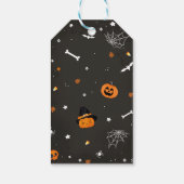 Halloween Schattige Ghost 1st Birthday Spooktacula Cadeaulabel (Achterkant)