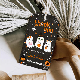 Halloween Schattige Ghost 1st Birthday Spooktacula Cadeaulabel