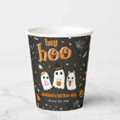 Halloween Schattige Ghost 1st Birthday Spooktacula Papieren Bekers (Voorkant)