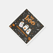 Halloween Schattige Ghost 1st Birthday Spooktacula Servet (Hoek)