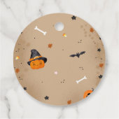 Halloween Schattige Ghost Baby shower Bedankjes Labels (Achterkant)