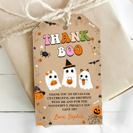 Halloween Schattige Ghost Baby shower Cadeaulabel