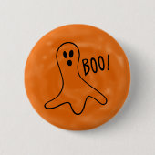 Halloween Schattige Ghost Booo Ronde Button 5,7 Cm (Voorkant)