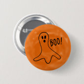 Halloween Schattige Ghost Booo Ronde Button 5,7 Cm (Voorkant /achterkant)