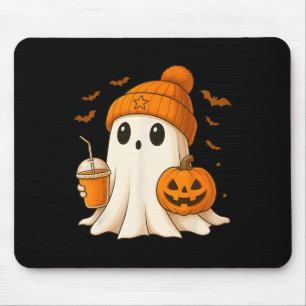 Halloween Schattige Ghost Drink Pompoen Mannen Vro Muismat