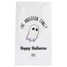 Halloween Schattige Ghost Gepersonaliseerde Naam J Klein Cadeauzakje