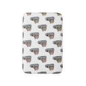 Halloween, Schattige Ghost Grey, Trick or treat, B Badmat (Voorkant Verticaal)