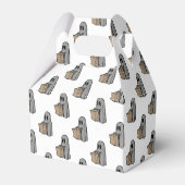 Halloween, Schattige Ghost Grey, Trick or treat, B Bedankdoosjes (Voorkant Zijde)