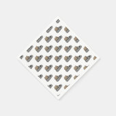 Halloween, Schattige Ghost Grey, Trick or treat, B Servet (Hoek)