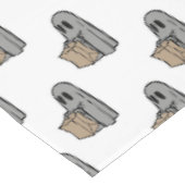 Halloween, Schattige Ghost Grey, Trick or treat, B Tafelkleed (Gekanteld)