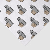 Halloween, Schattige Ghost Grey, Trick or treat, B Tissuepapier (Detail)