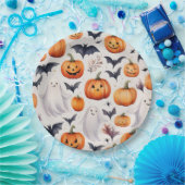 Halloween Schattige Ghost Pumpkin Party Bord (Feest)