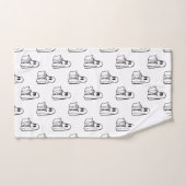 Halloween, Schattige Ghost White, Trick or treat, Bad Handdoek (Handdoek)